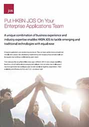 Put HKBN JOS on your Enterprise Applications Team