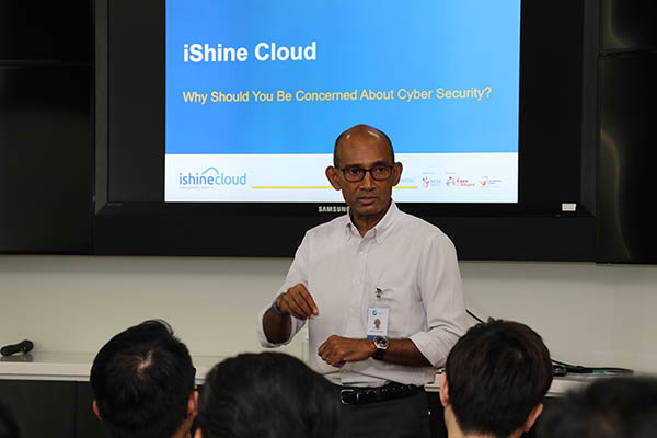 Neville at a iShine Cloud Clinic